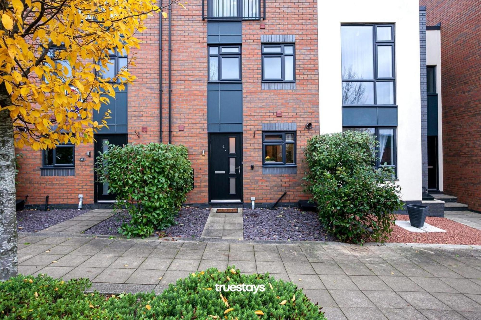 Ambassador House By Truestays - Luxury 4 Bedroom House In Stoke-On-Trent Etruria Екстер'єр фото