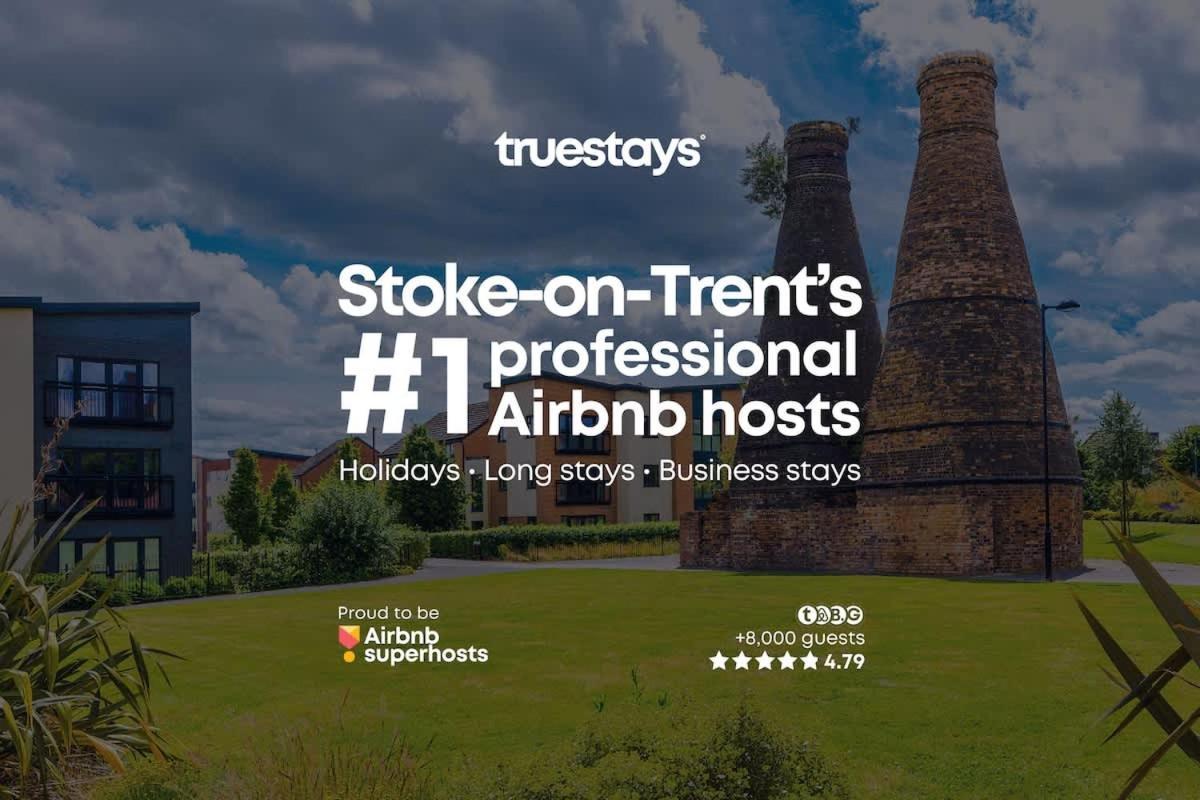 Ambassador House By Truestays - Luxury 4 Bedroom House In Stoke-On-Trent Etruria Екстер'єр фото